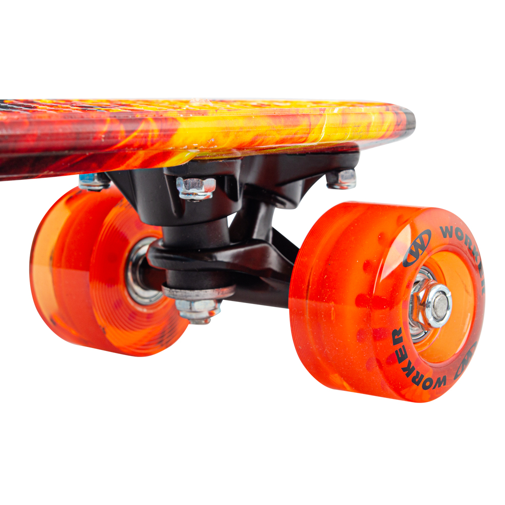 Mini pennyboard WORKER - Farba: Zelená · záber 4