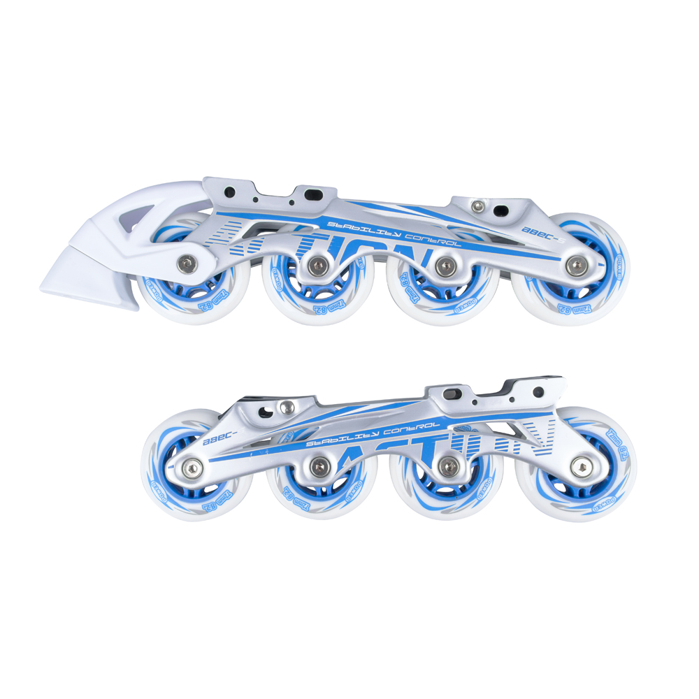 WORKER Inline podvozek Alu - bílá L (40-43)