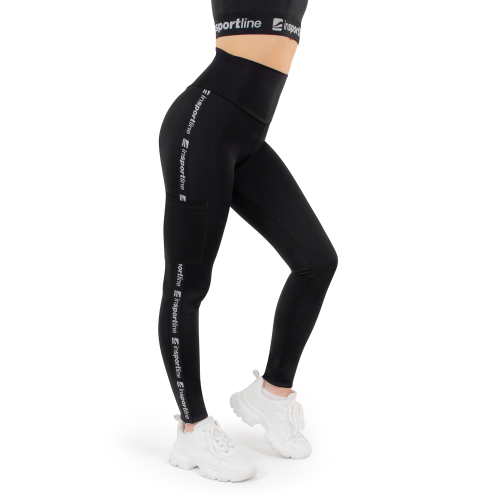 inSPORTline Highwaist predĺžená - čierna - L