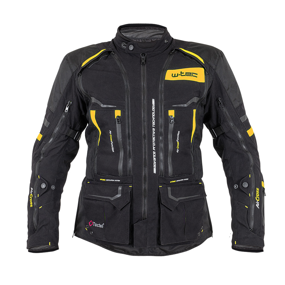 W-TEC Aircross bunda čierno-zlatá - 3XL