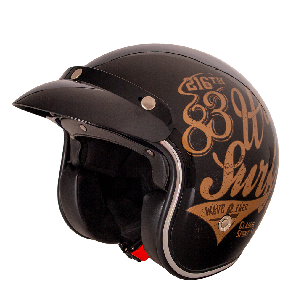 W-TEC Café Racer 3Ways Surf Bronze - M (57-58)