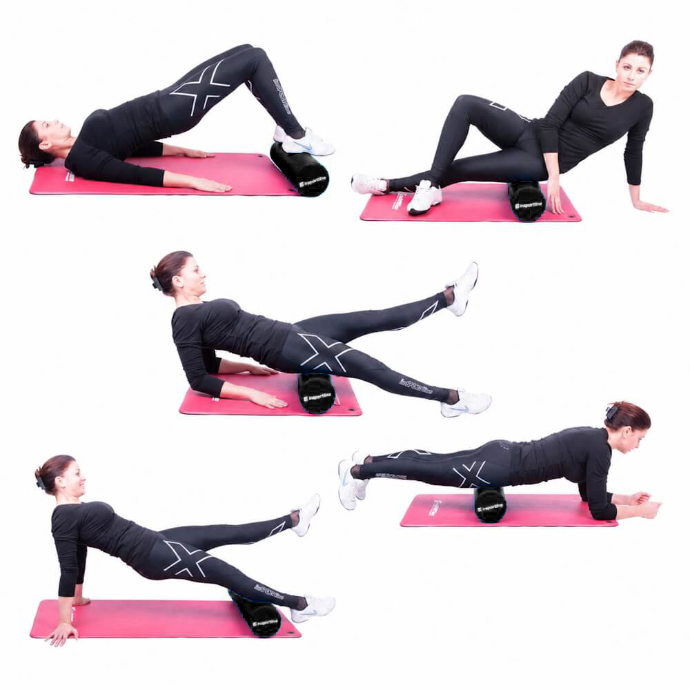 Joga valec inSPORTline Evar 45,5 cm - Farba: modrá · záber 9