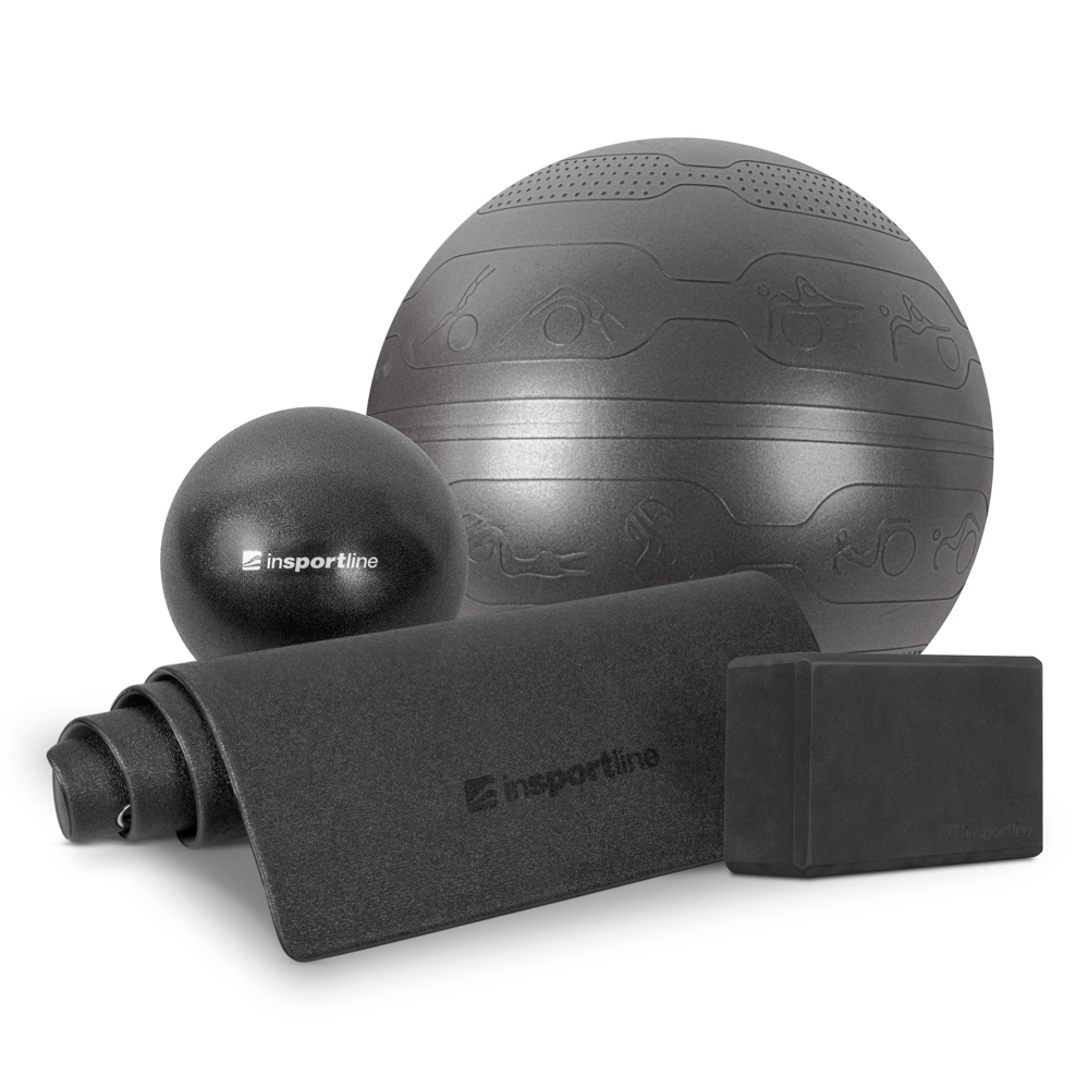 inSPORTline Joga súprava Black