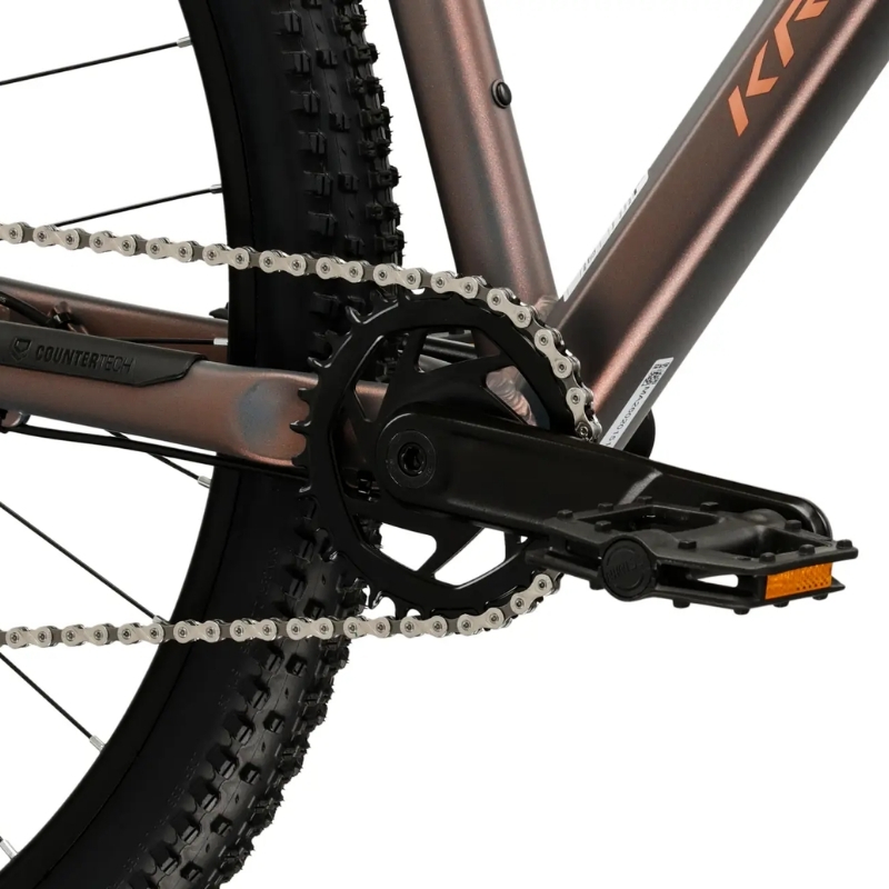 Kross Level X100 29" - model 2026 šedá / hnedá / matný - XL (19", 188-196 cm) · záber 7