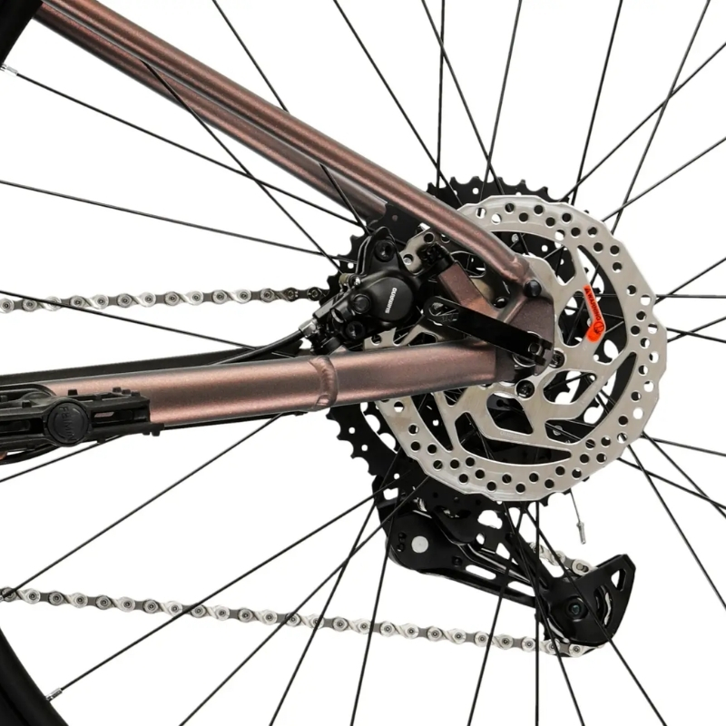 Kross Level X100 29" - model 2026 šedá / hnedá / matný - XL (19", 188-196 cm) · záber 8