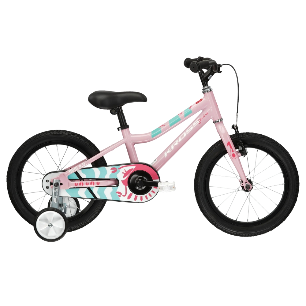 Kross Mini 4.0 2025 ružová / seledynová / ružová / lesk - 9" (90-130 cm)