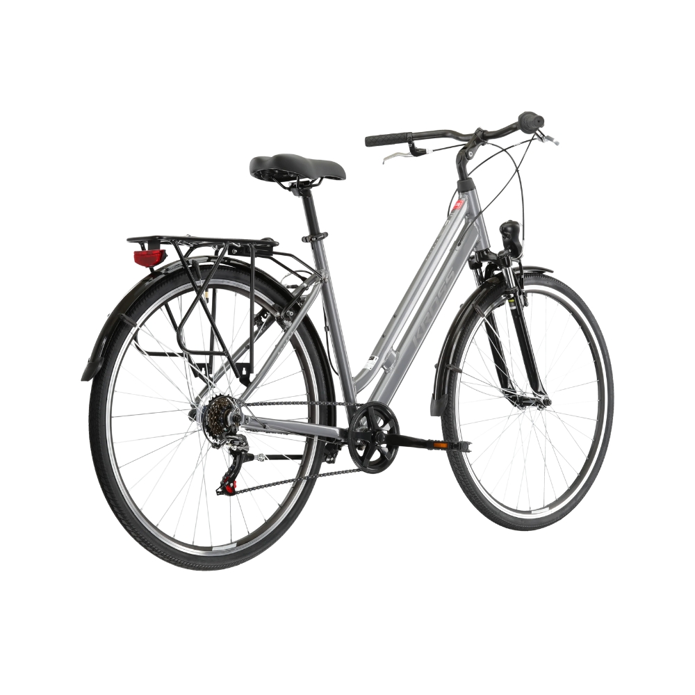 Kross Sentio 1.0 28" - model 2025 rubín / šedá / lesk - S (18", 158-170 cm) · záber 11
