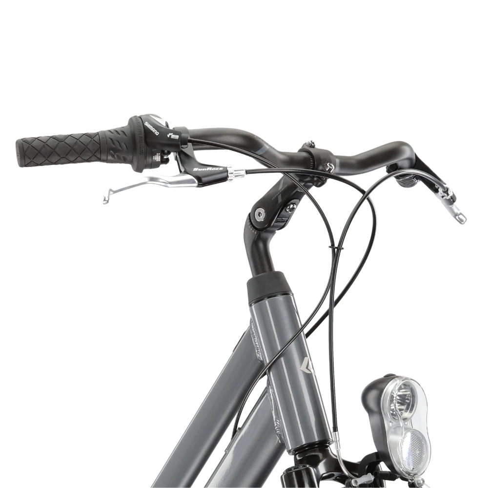 Kross Sentio 1.0 28" - model 2025 rubín / šedá / lesk - S (18", 158-170 cm) · záber 12