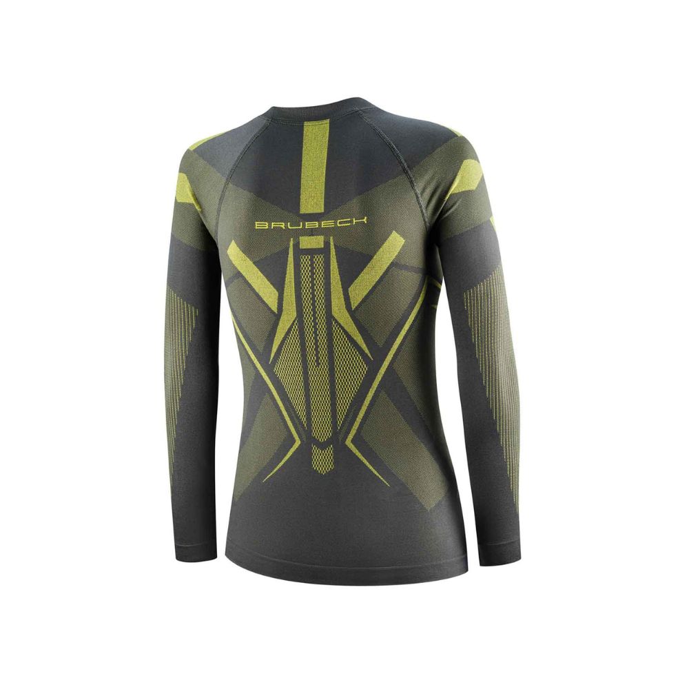 Brubeck Dry s dlouhým rukávem LS1736W BLACK / GRAPHITE - M - Veľkosť: M | Farba: čierna · záber 6