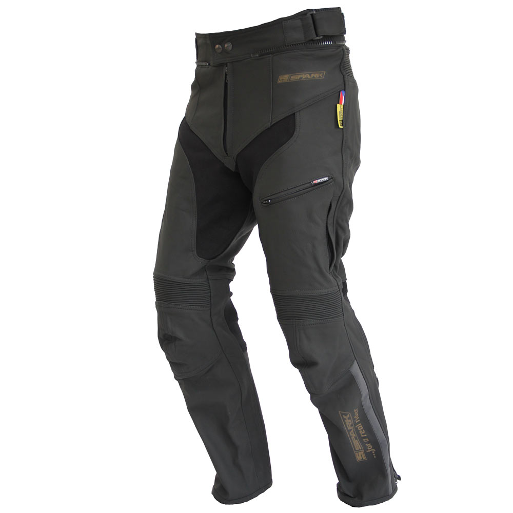 Kožené moto nohavice Spark Mike