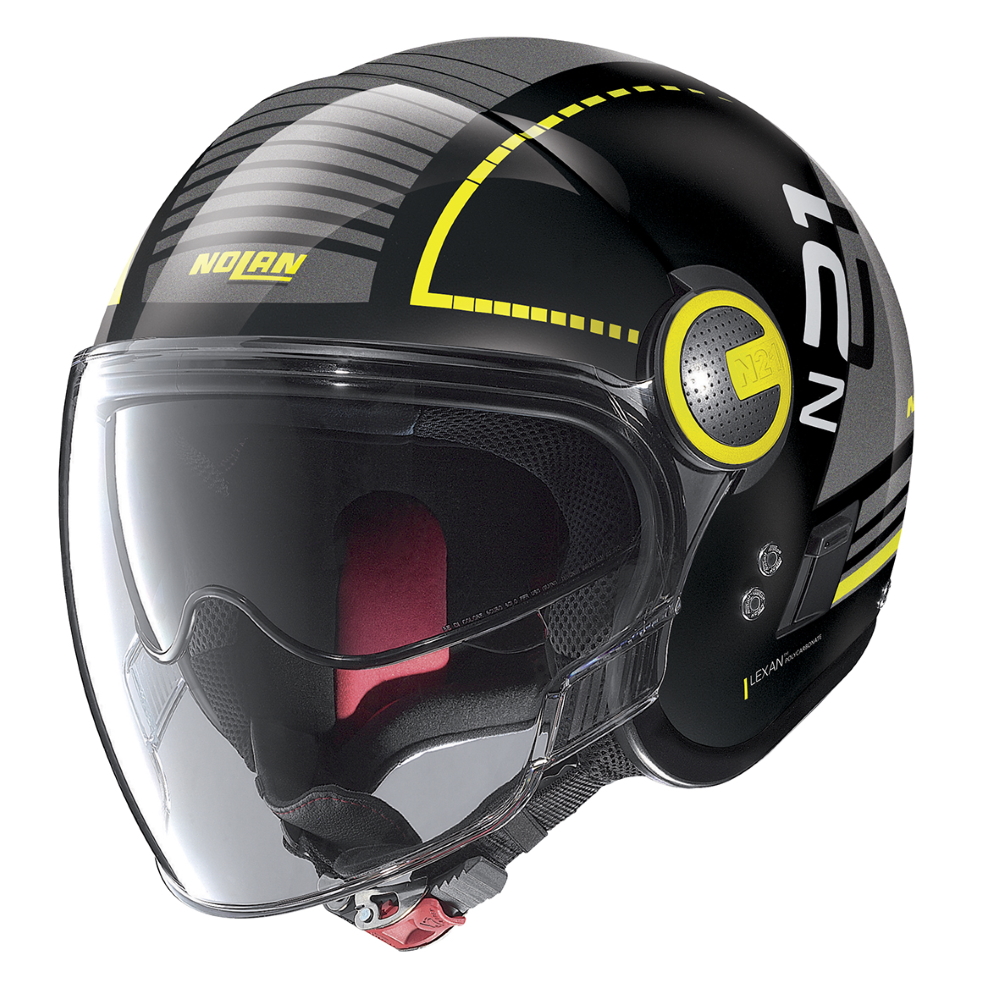 Nolan N21 Visor Runabout Metal Black-Yellow - L (59)