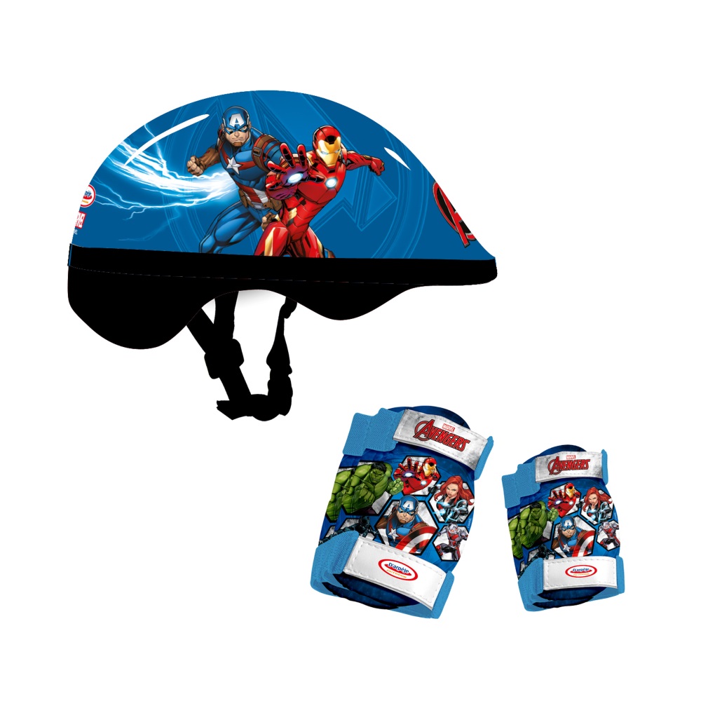 Sada chráničov a prilby Avengers Protection Set 5-dielna