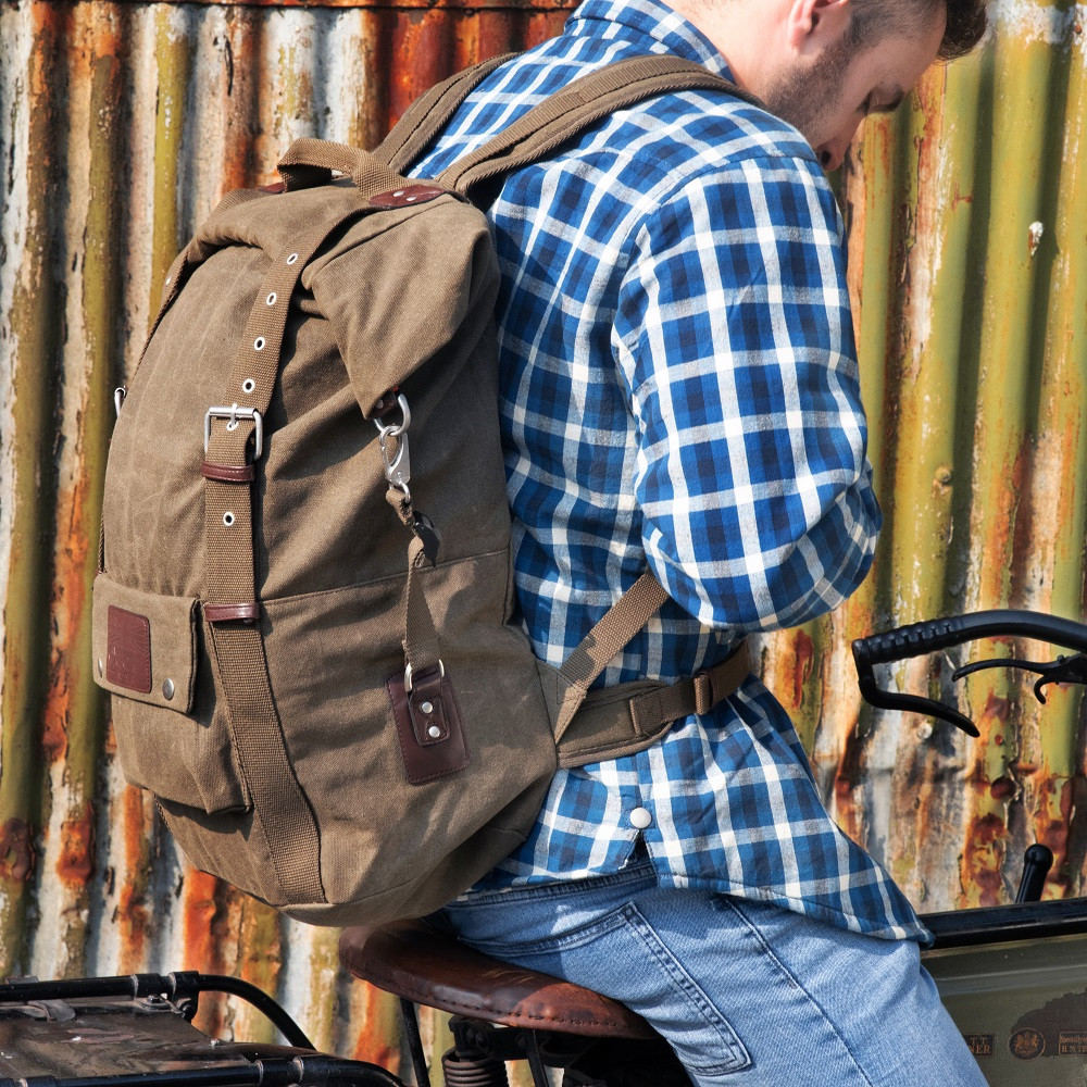 Oxford Heritage Backpack khaki 30l