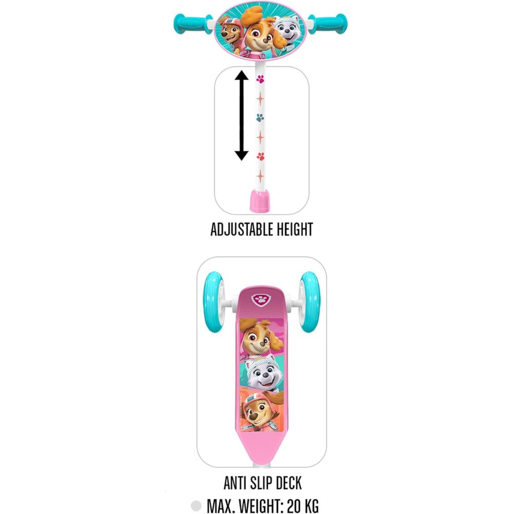 Paw Patrol Dětská trojkoloběžka Paw Patrol Girl
