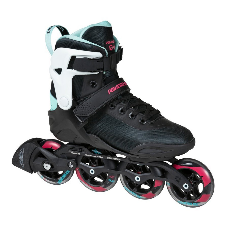 Kolieskové korčule Powerslide Radon Teal 90 Trinity