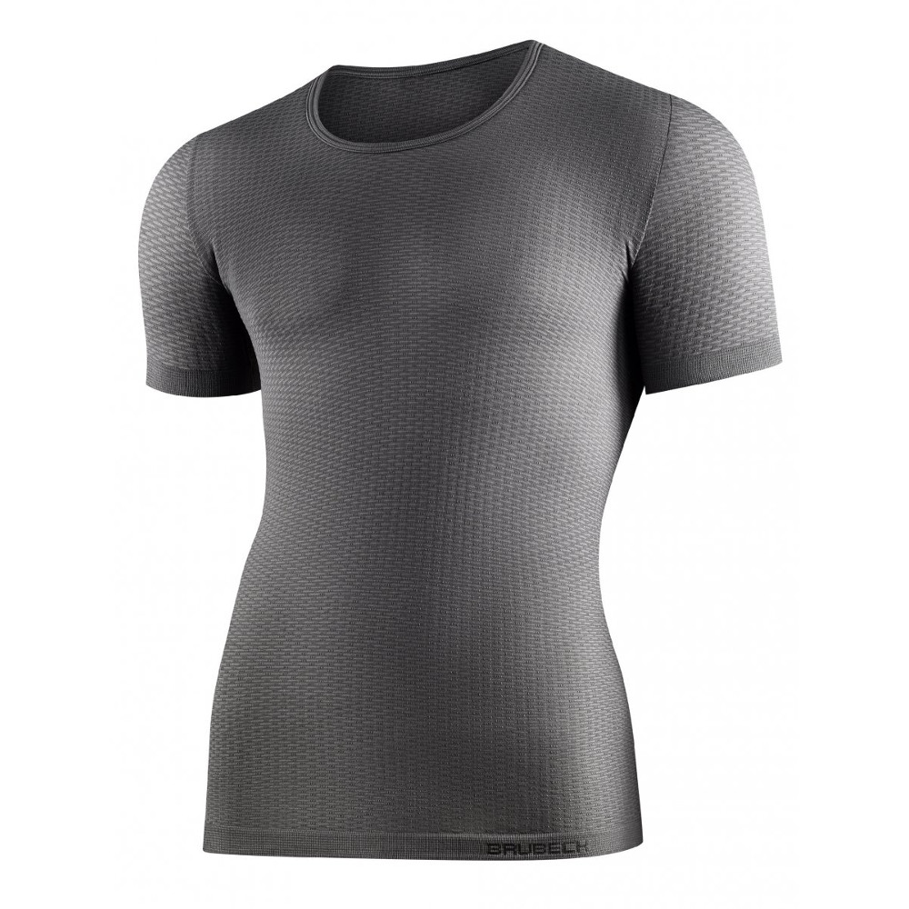 Unisex termo tričko Brubeck s krátkym rukávom Grey - L