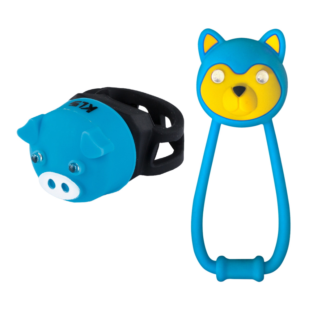 Súprava svetiel na bicykel Kellys Animal blue
