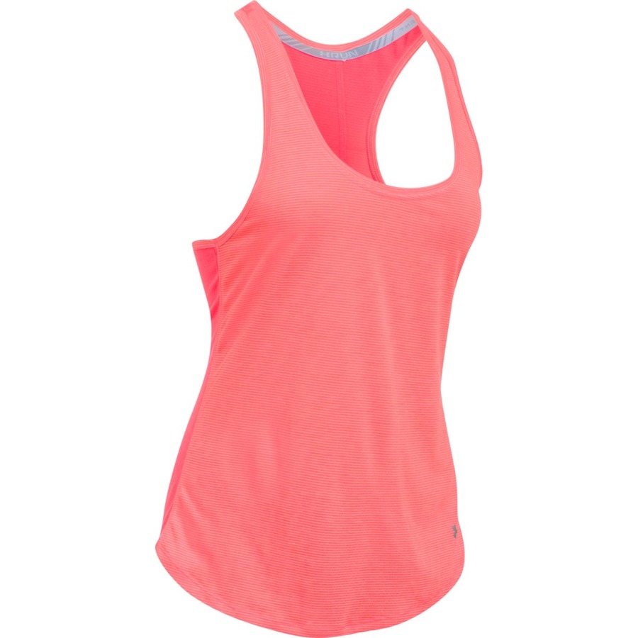 Under Armour Threadborne Run Mesh Tank MARATHON RED / MARATHON RED / REFLECTIVE - M