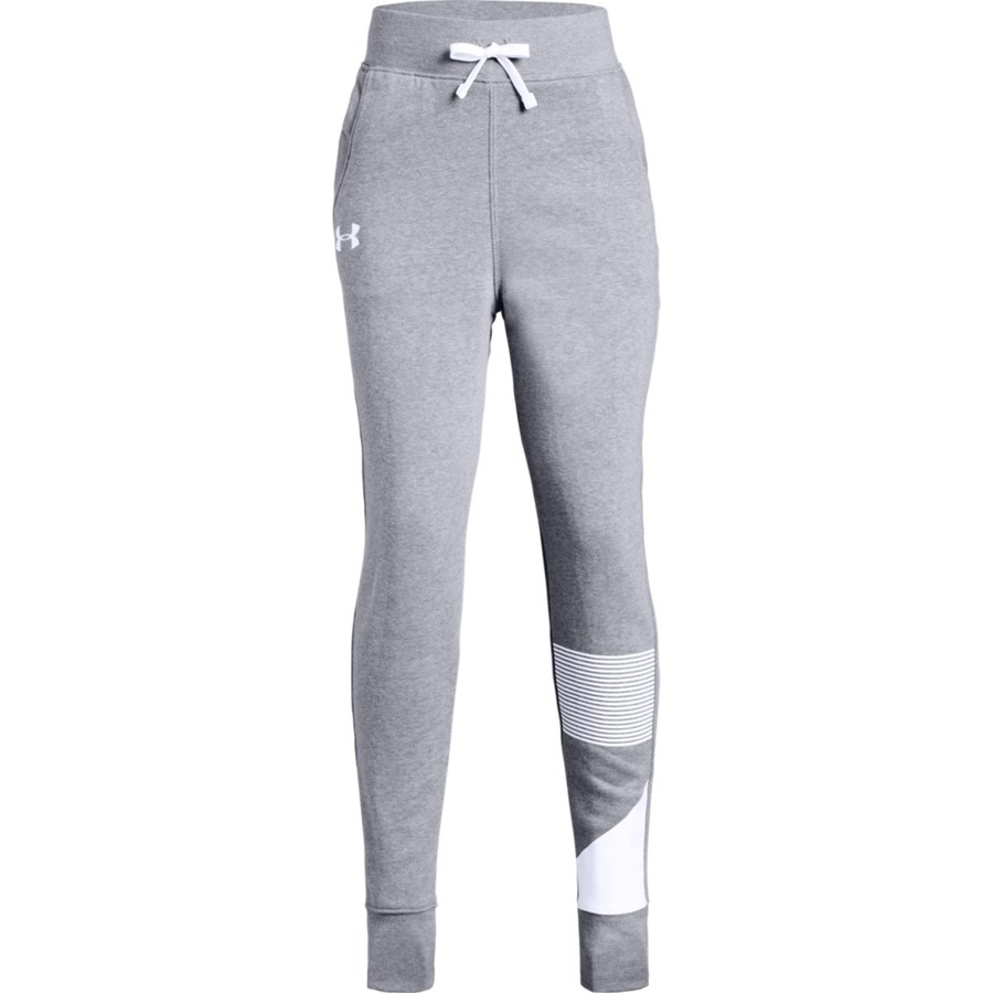 Under Armour Rival Jogger Steel Light Heather/White - YS