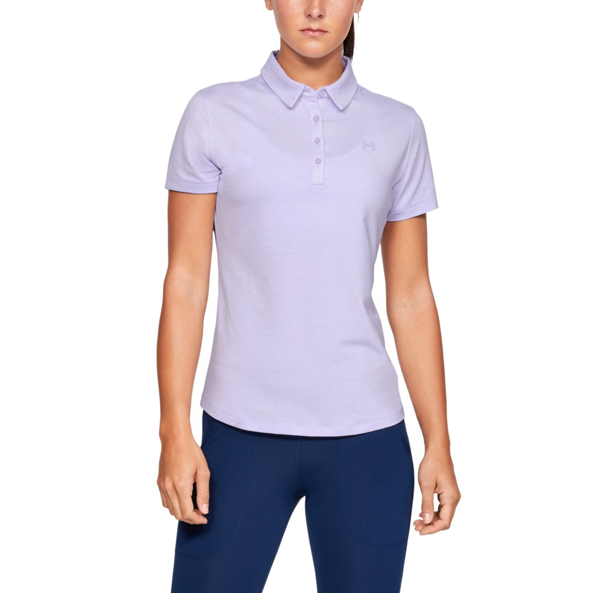 Under Armour Zinger Short Sleeve Polo Salt Purple - M