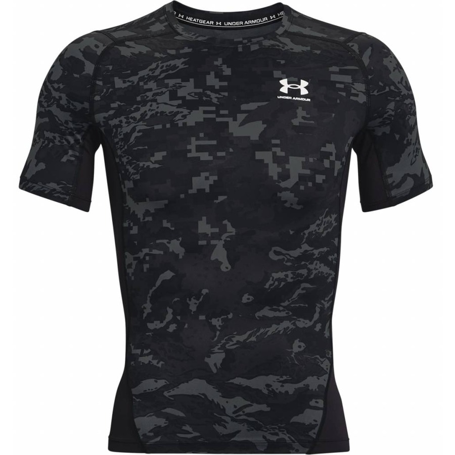 Pánske kompresné tričko Under Armour HG Armour Camo Comp SS