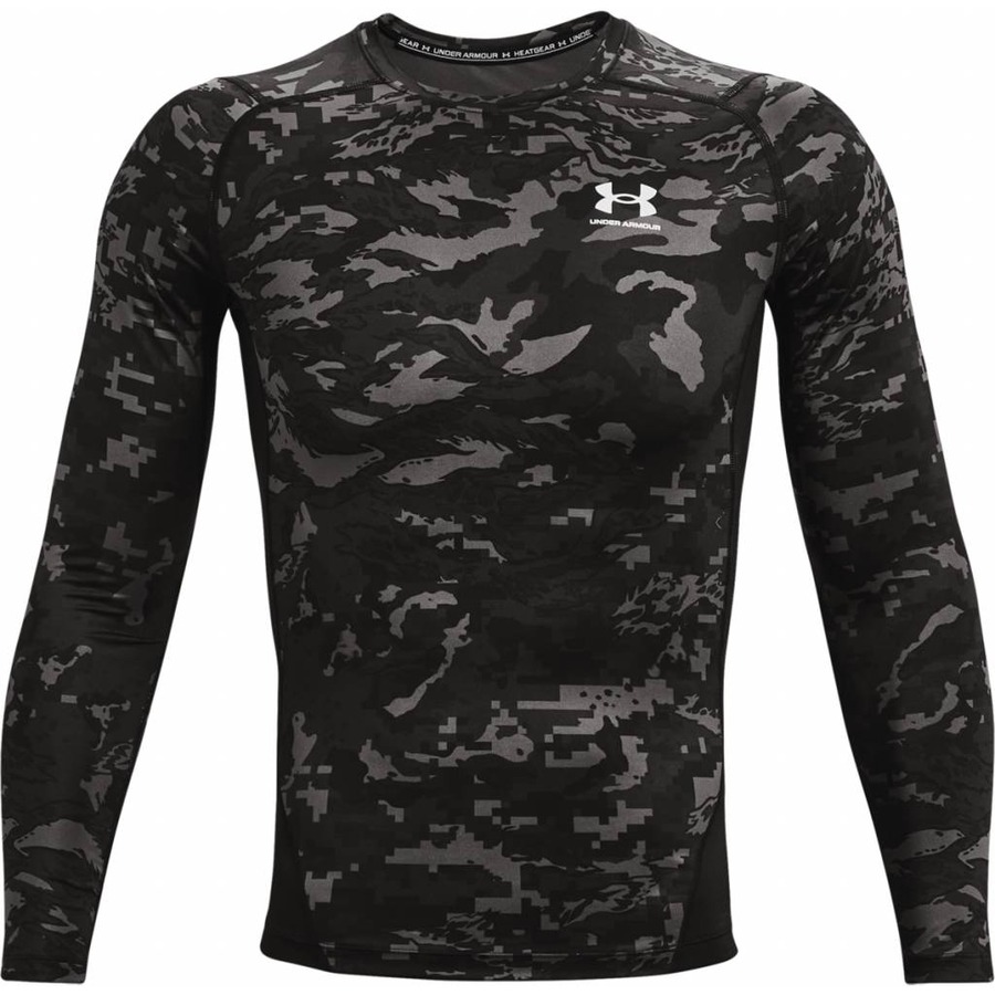 Pánske kompresné tričko Under Armour HG Armour Camo Comp LS