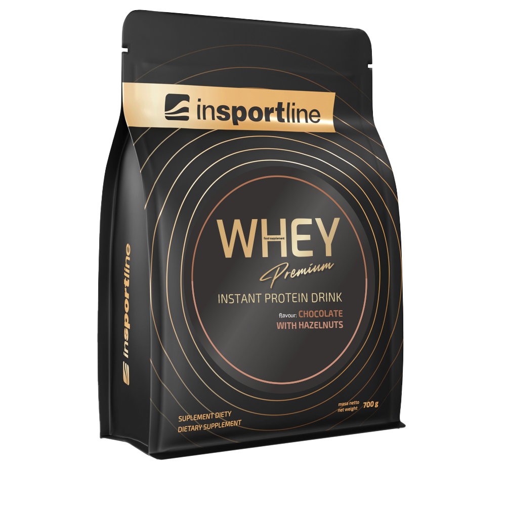 inSPORTline WHEY Premium Protein 700g kakao s lieskovými orieškami