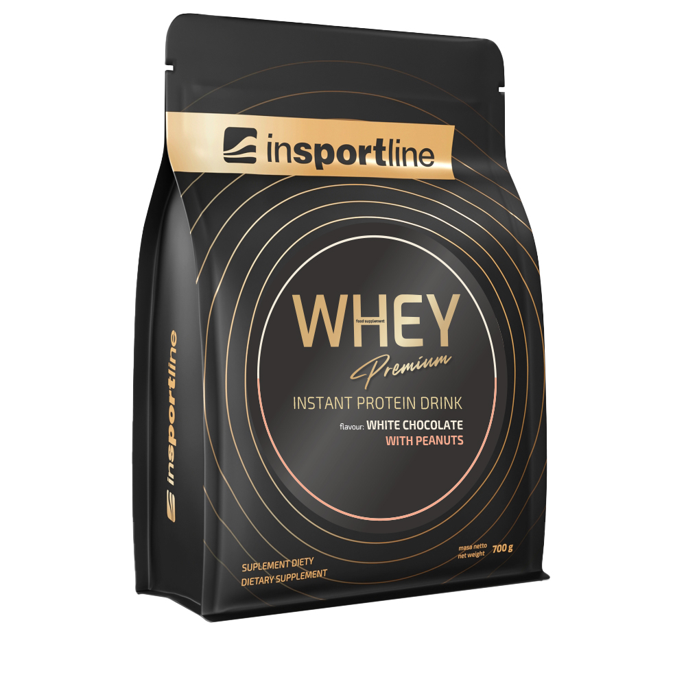 E-shop inSPORTline WHEY Premium Protein 700g biela čokoláda s arašidmi