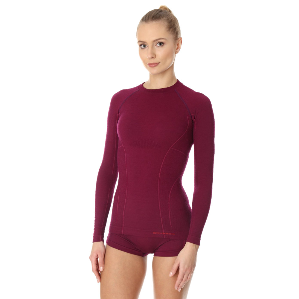 E-shop Brubeck Active Wool Plum - L