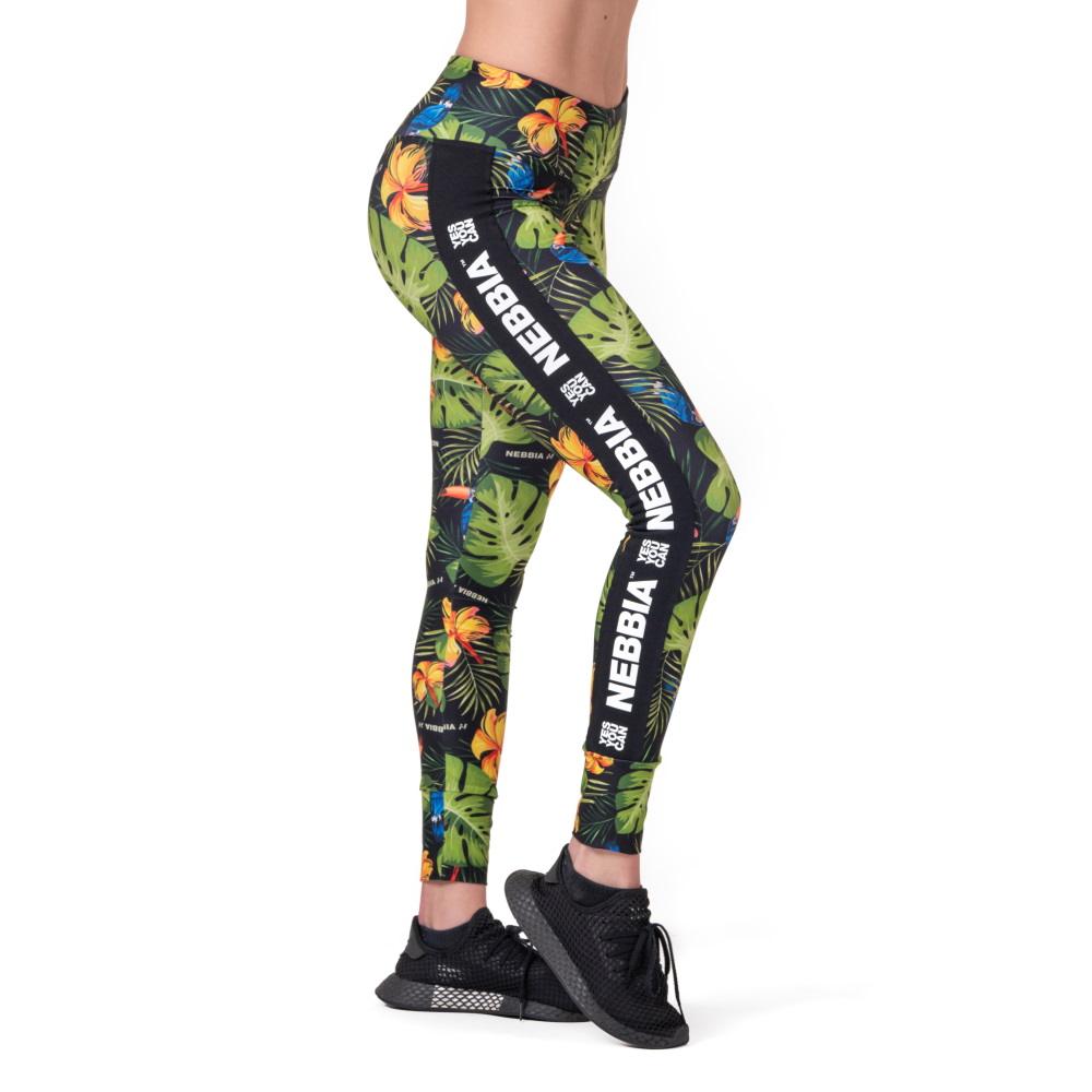 Nebbia High Waist Performance Leggings 567 Jungle Green - L