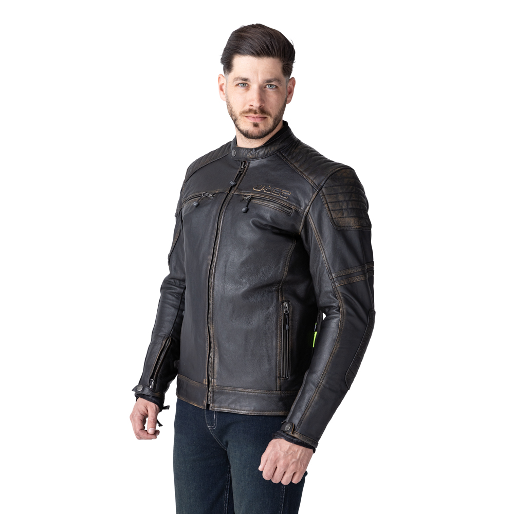 W-TEC Mungelli EVO vintage čierno-hnedá - L