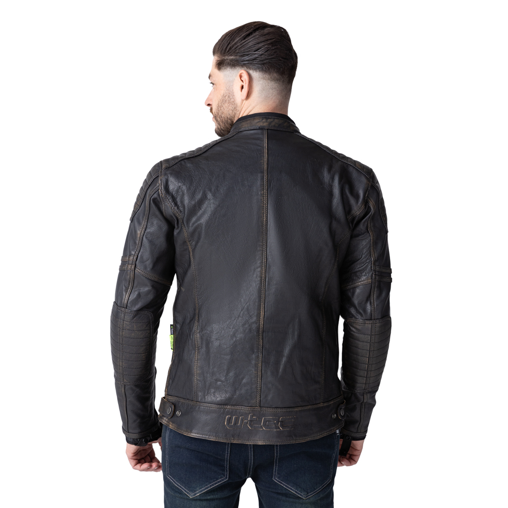 W-TEC Mungelli EVO vintage čierno-hnedá - L