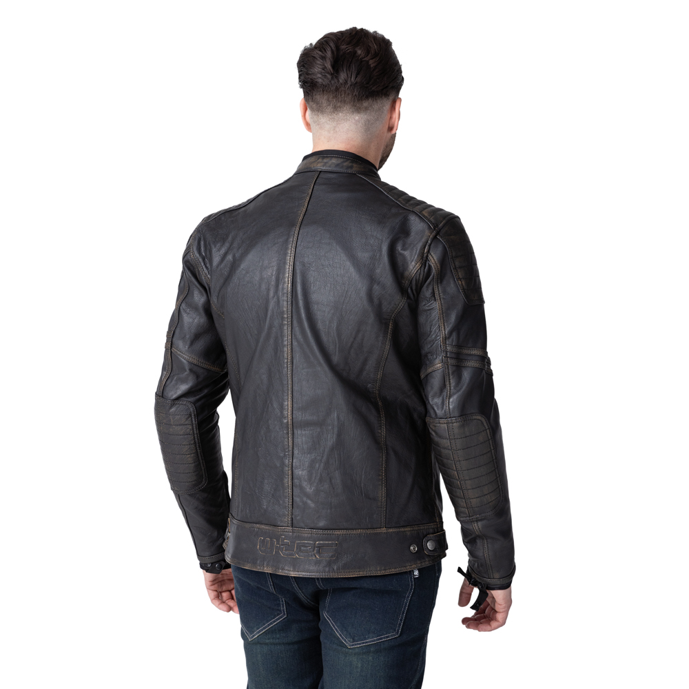 W-TEC Mungelli EVO vintage čierno-hnedá - L
