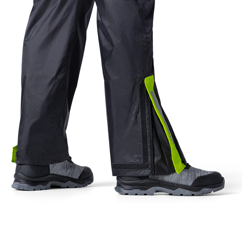 Nepremokavé moto nohavice W-TEC Colnari Farba čierna-fluo zelená, · záber 11