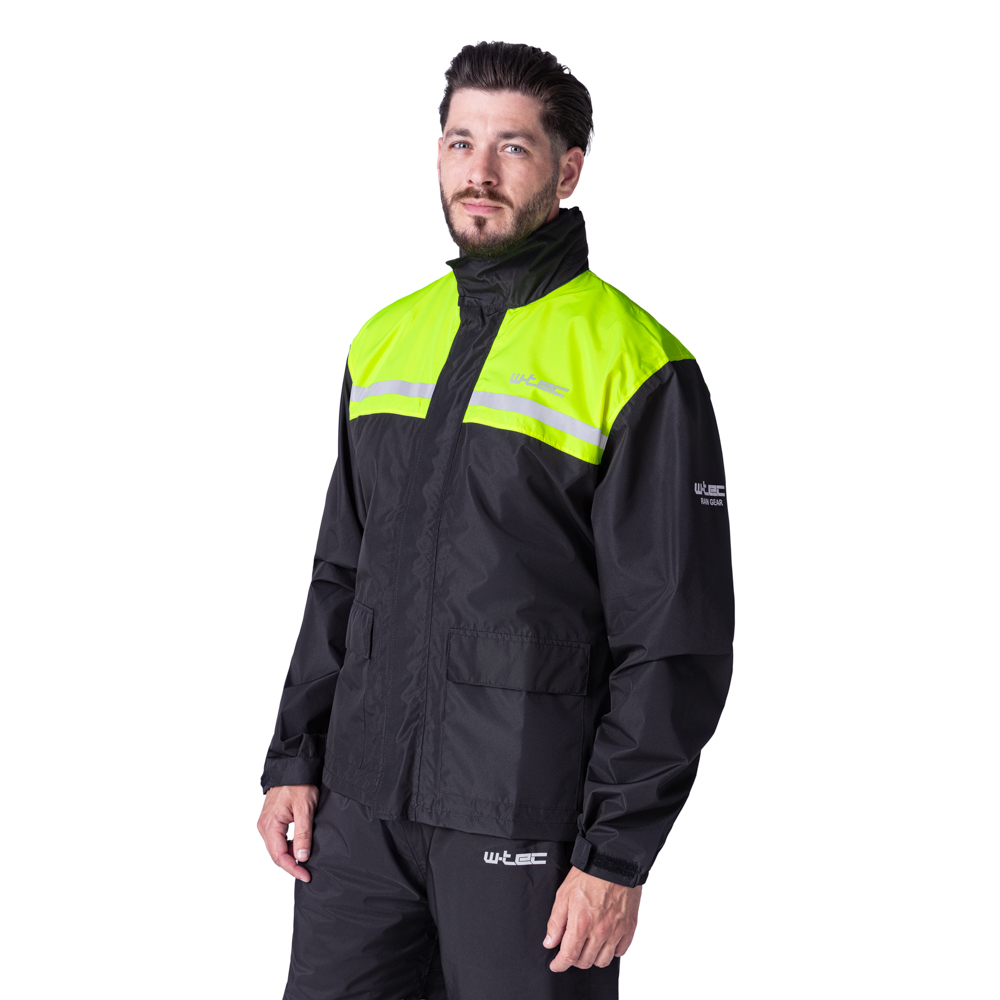W-TEC Rinstop pláštenka čierna-fluo - 6XL · záber 6