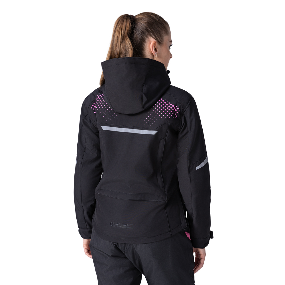 Dámska softshellová moto bunda W-TEC Annorack Lady Farba čierno-piesková, · záber 8