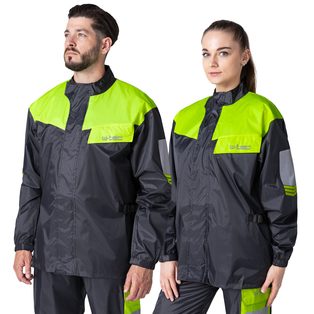 W-TEC Igava čierna-fluo zelená - XL