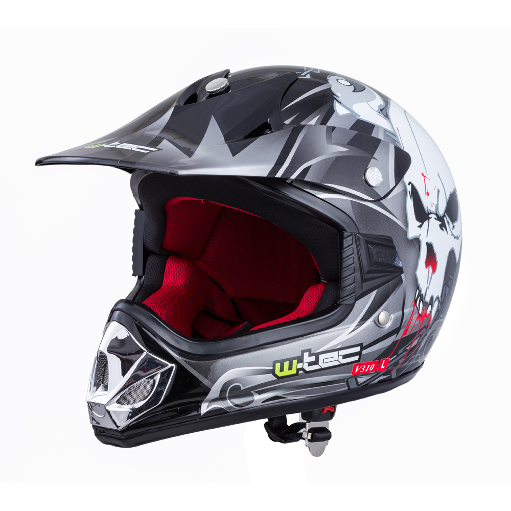 W-TEC V310 Black skull - S (49-50)