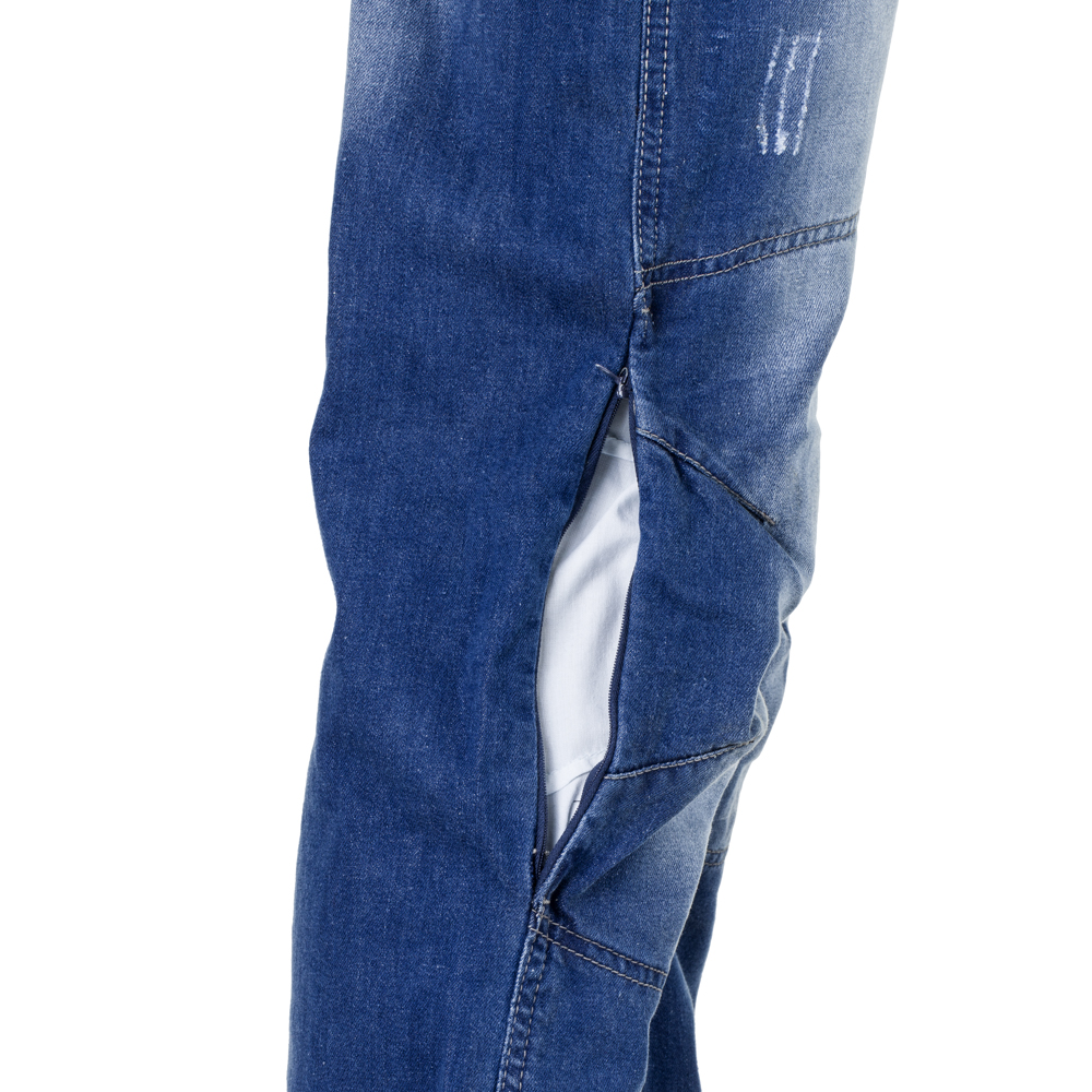 Pánske moto jeansy W-TEC Shiquet - Veľkosť: L | Farba: Modrá · záber 6