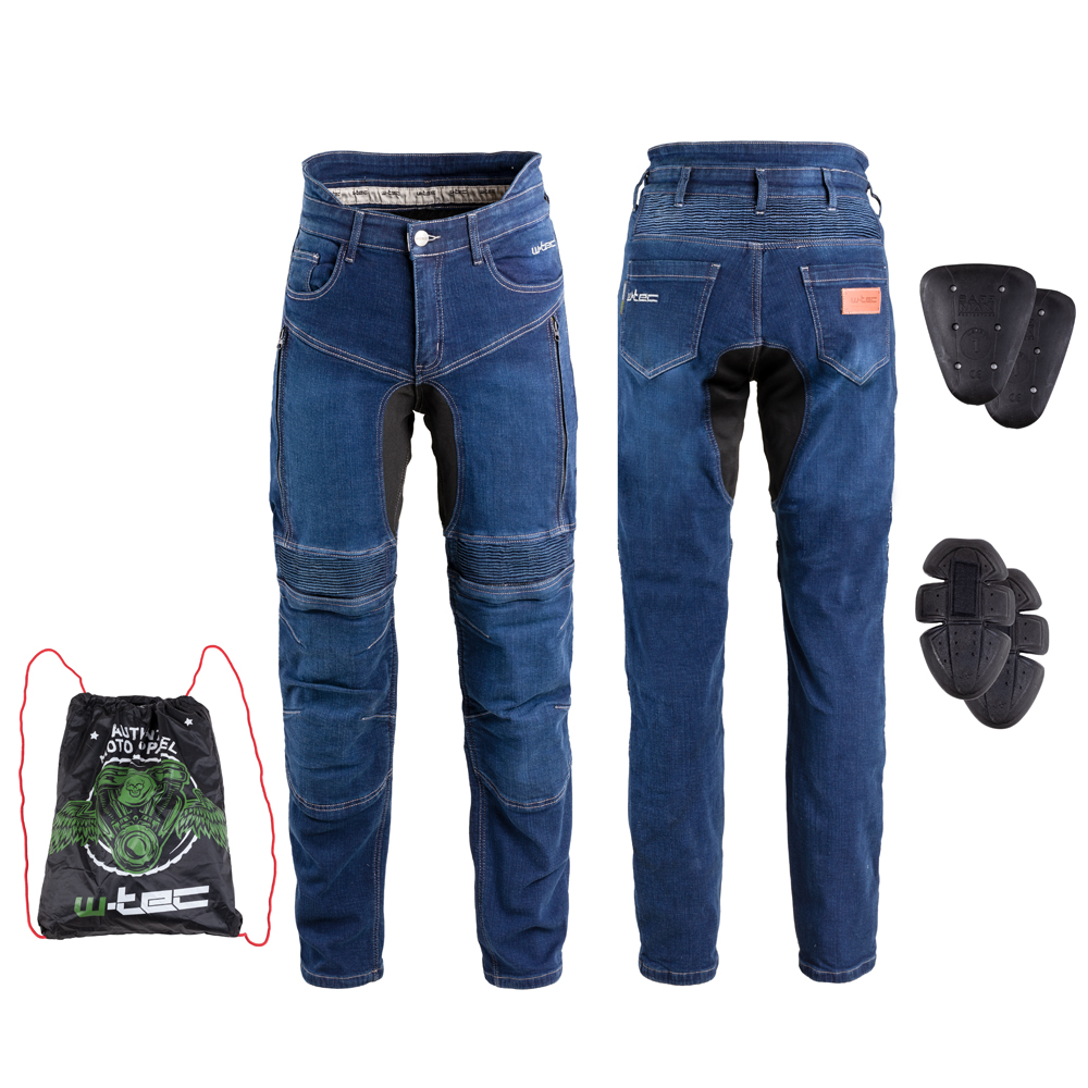 Pánske moto jeansy W-TEC Biterillo