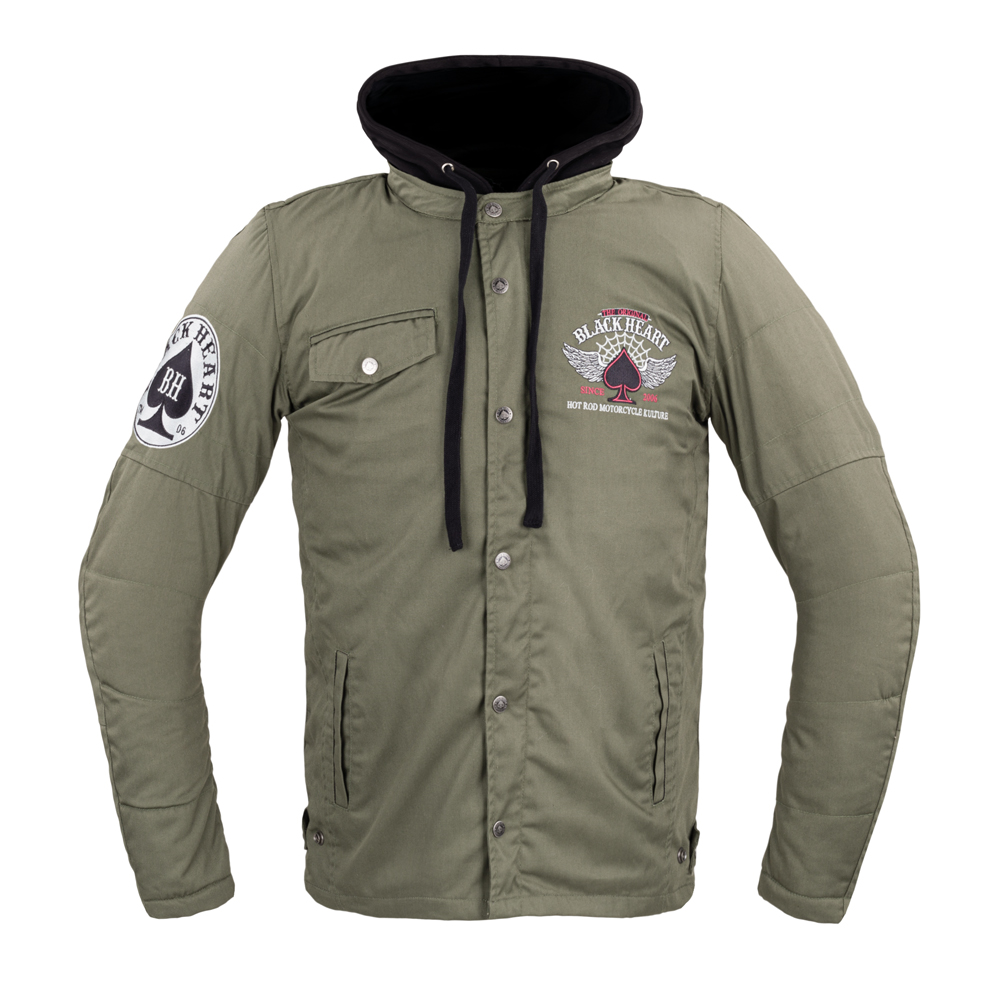 W-TEC Black Heart Hat Skull Jacket khaki - L