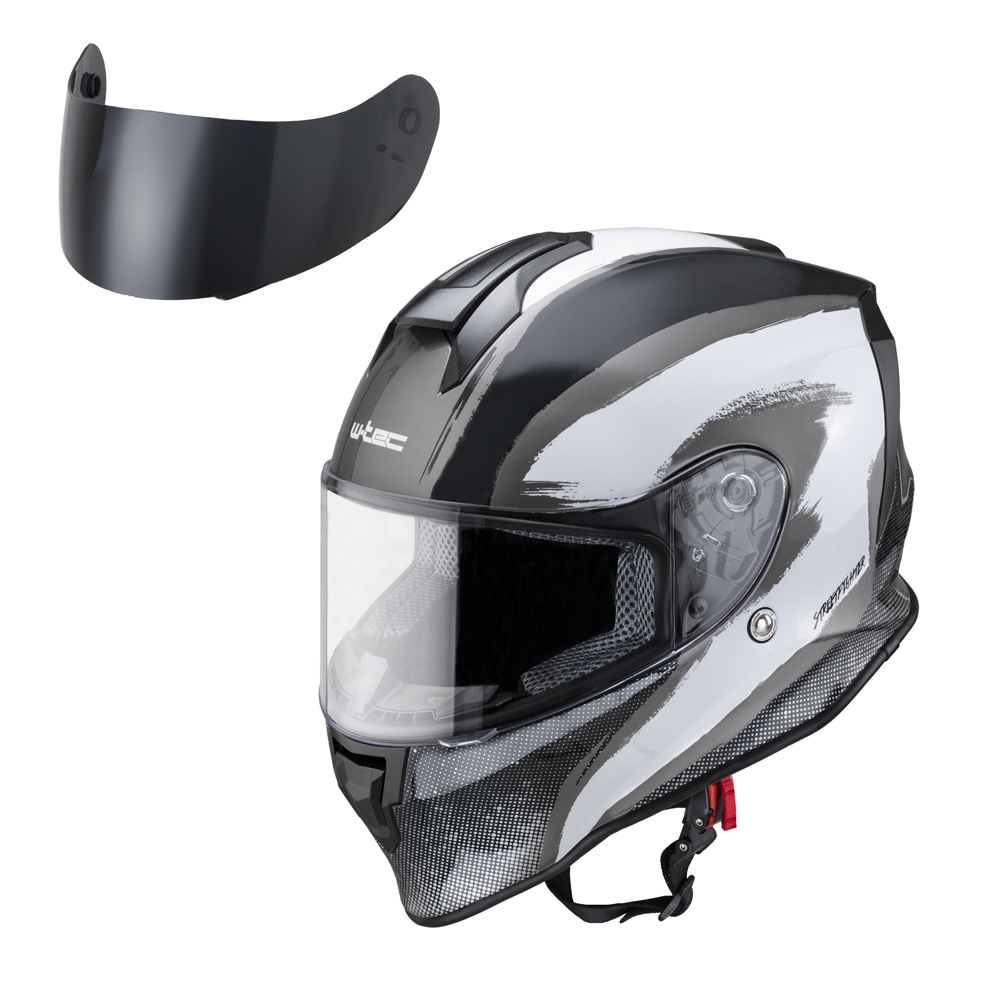 W-TEC Integra Graphic black-white - XL (61-62)