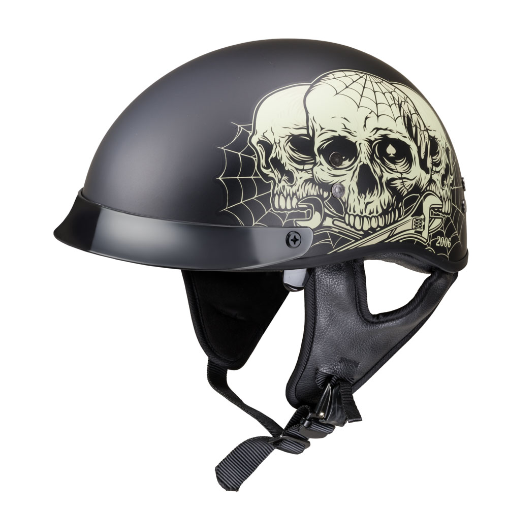 W-TEC Black Heart Black Heart Rednut Skulls/Matt Black - M (57-58)