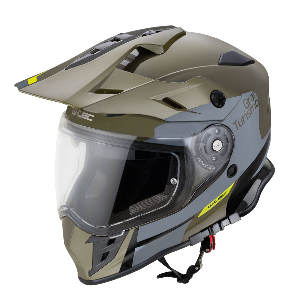 W-TEC V331 PR Graphic Khaki-Grey - XS (53-54)