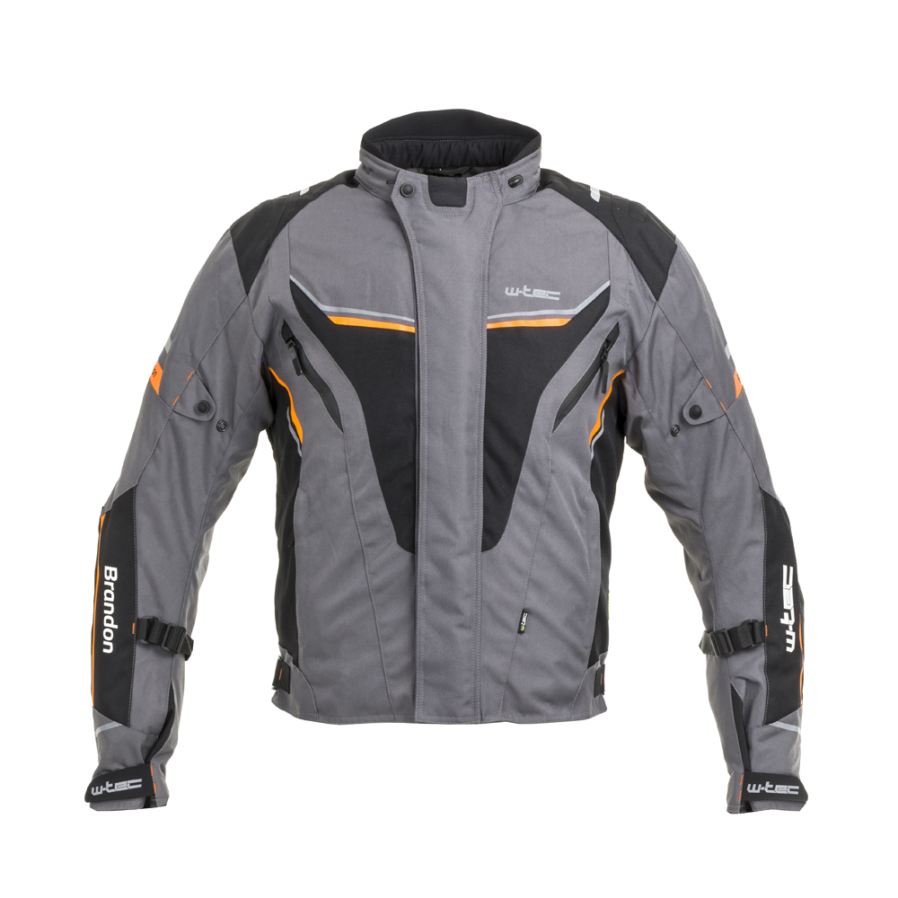 W-TEC Brandon čierno-šedo-oranžová - XXL