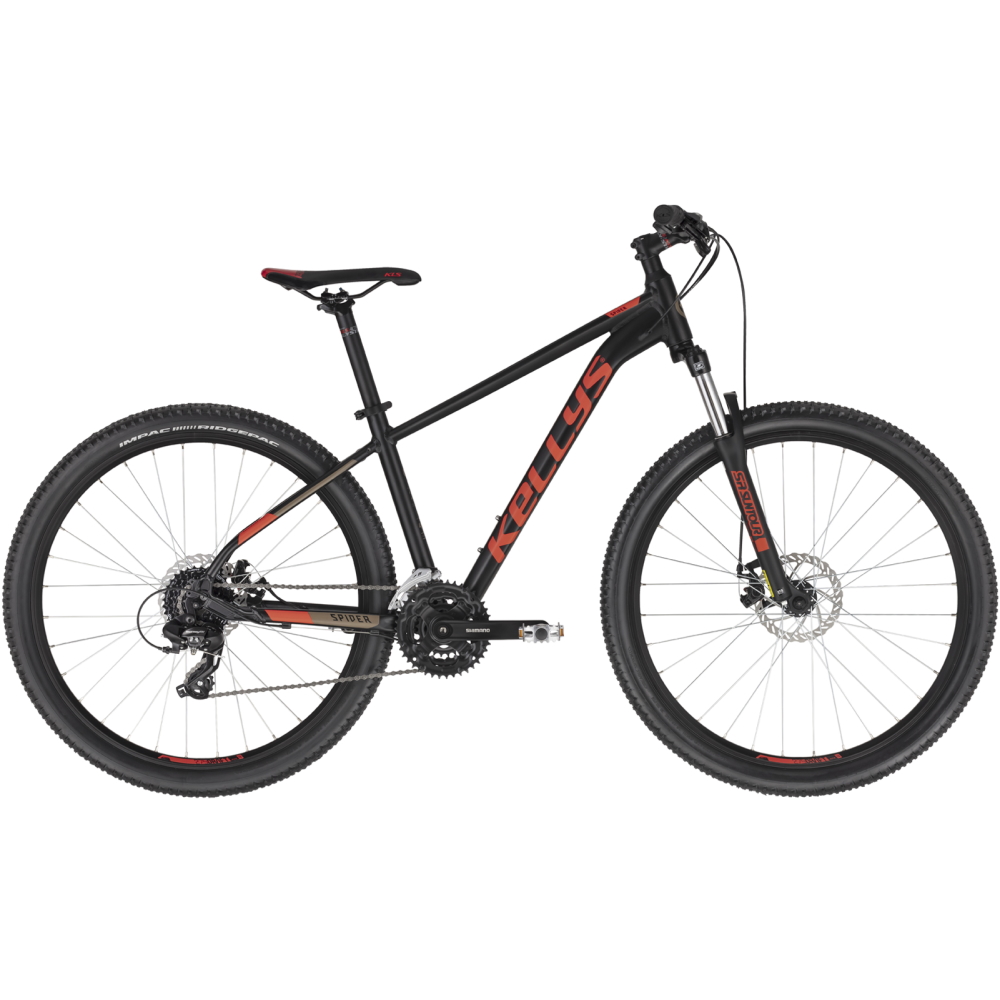 E-shop Kellys SPIDER 30 27,5" - model 2023 Black - M (18", 175-186 cm)