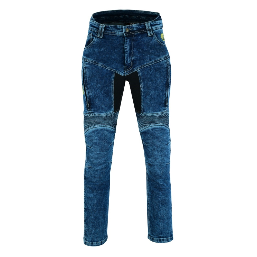 Moto jeansy BOS Prado Acid Blue - 42