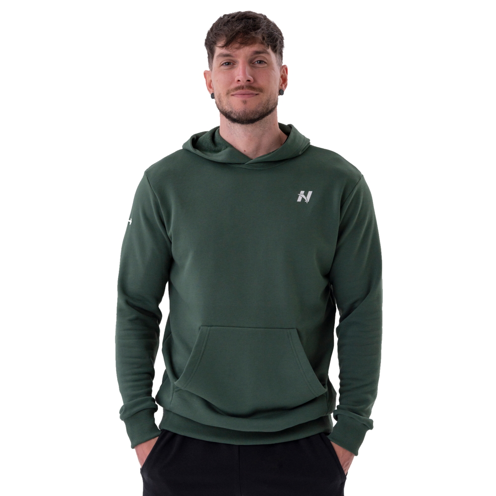 E-shop Nebbia mikina Nebbia 331 Dark Green - L