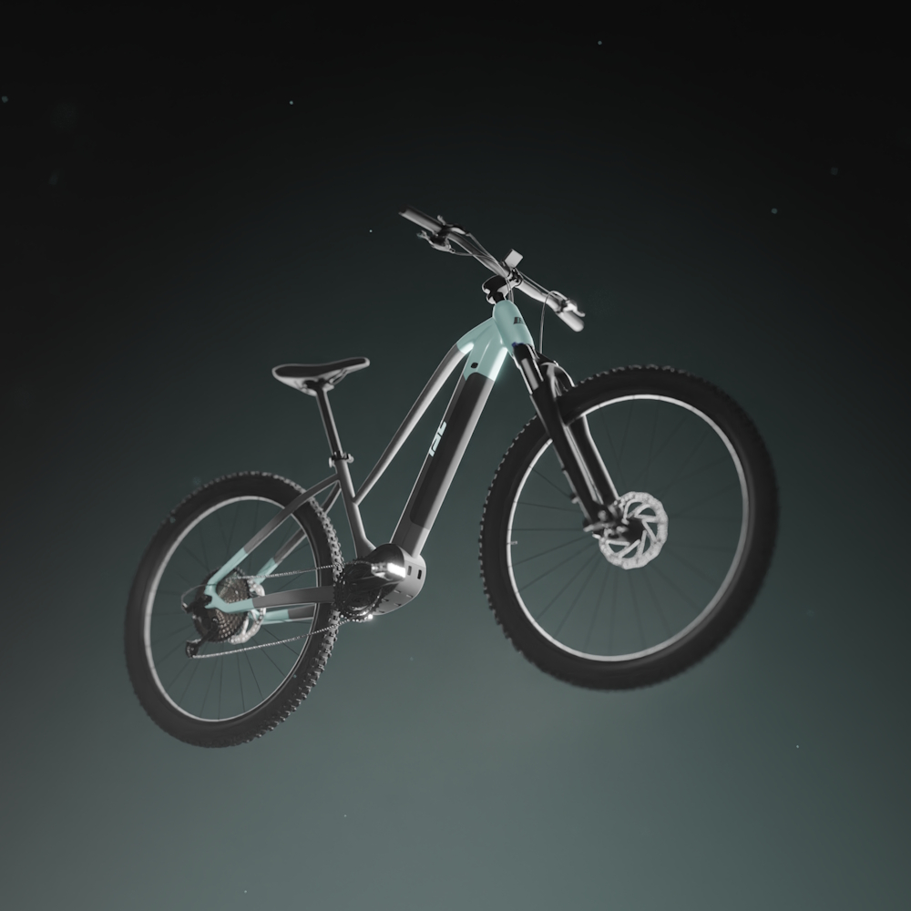 Dámsky horský elektrobicykel ISL Asuki 630 Wh 27,5" - model 2025 Aqua Blue - 18" (165-175 cm)