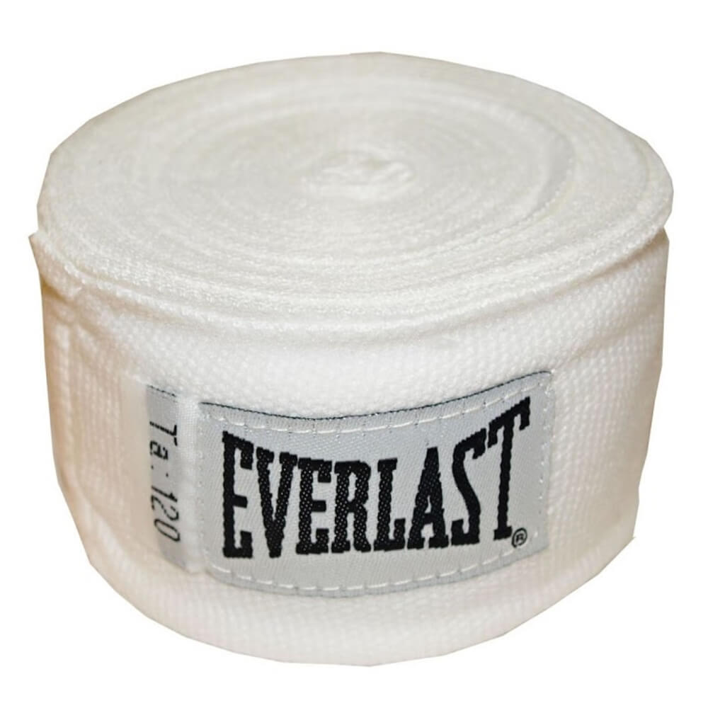 Boxerské bandáže Everlast Pro Style Hand Wraps 300 cm biela